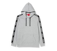 BOSS Sudadera con Capucha con Logotipo Deportivo LOUNGEW Sweatshirt, Gris Mediano 35, S para Hombre