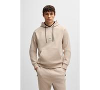 BOSS Sudadera con capucha de algodón con elástico - StyleSoody Rib, 50537215 Beige claro XXXL