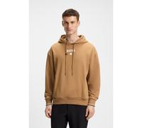BOSS Sudadera con capucha de felpa de algodón con diseño de tenis - StyleHOODIE BOSS OPEN 25, 50545708 Beige M