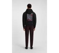 BOSS Sudadera con capucha de felpa de algodón con diseño - StyleC-Stevens 20, 50549682 Negro XL