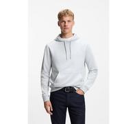 BOSS Sudadera con capucha de felpa de algodón con parche con logo - StyleWetalk, 50509314 Gris claro XXL