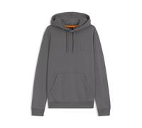 BOSS Sudadera con capucha de felpa de algodón con parche con logo - StyleWetalk, 50509314 Gris M
