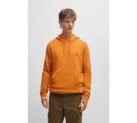 BOSS Sudadera con capucha de felpa de algodón con parche con logo - StyleWetalk, 50509314 Naranja M