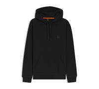 BOSS Sudadera con capucha de felpa de algodón con parche con logo - StyleWetalk, 50509314 Negro M
