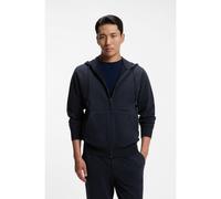 BOSS Sudadera con capucha de mezcla de lana con detalles en alcantara prémium - StyleL-Sovell 143, 50569908 Azul oscuro S
