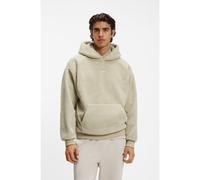 BOSS Sudadera con capucha de peluche con logo bordado - StyleSW_Teddy Sly, 50569779 Beige claro XL