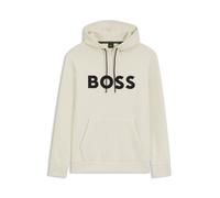 BOSS Sudadera con capucha en algodón con logotipo moldeado - StyleSoody Zone, 50551457 Natural S