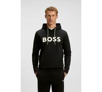 BOSS Sudadera con capucha en algodón con logotipo moldeado - StyleSoody Zone, 50551457 Negro L