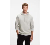 BOSS Sudadera con capucha en felpa de algodón con aplique de logo - StyleWetalk, 50509314 Gris claro XXXL