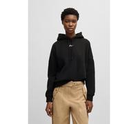 BOSS Sudadera con capucha oversize fit de felpa de algodón con logo caligrafiado - StyleC_Ehoody_s, 50547572 Negro L