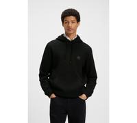 BOSS Sudadera con capucha regular fit de felpa de algodón con parche de logo - StyleWetalk, 50509314 Negro 5XL