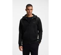 BOSS Sudadera con capucha y cremallera en algodón elástico con logo estampado - StyleSaggy, 50506161 Negro L