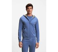 BOSS Sudadera con capucha y cremallera en algodón elástico con ribetes en contraste - StyleMix&Match Jacket H, 50515313 Azul 5XL