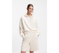 BOSS Sudadera con capucha y dobladillo curvado con monograma Double B - StyleEvesya, 50558790 Natural L