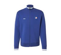 BOSS Sudadera con cremallera 'Lux Skaz' azul / blanco XXL azul / blanco