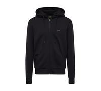 BOSS Sudadera con cremallera 'Saggy' gris / negro XL gris / negro