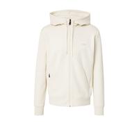 BOSS Sudadera con capucha y cremallera en algodón elástico con logo estampado - StyleSaggy, 50506161 Natural S