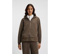 BOSS Sudadera con cremallera y capucha en mezcla de materiales - StyleEdaree, 50548731 Marrón M