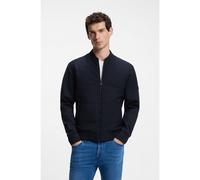 BOSS Sudadera con cremallera y panel acolchado en la parte delantera - StyleH-Skiles 100, 50532767 Azul oscuro S