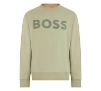 Boss - Sudadera de Algodón con Logo - Sweatshirts & Hoodies - Hombre - Verde - S -
