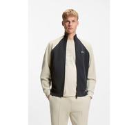BOSS Sudadera de algodón con ribetes en contraste - StyleSW_Join Skaz, 50553566 Blanco / Azul oscuro M