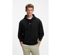 BOSS Sudadera de felpa de algodón con capucha y logo estampado - StyleWeSmallhood, 50514530 Negro XXL