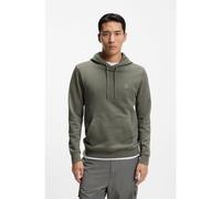 BOSS Sudadera de felpa de algodón con capucha y parche con logo - StyleWetalk, 50509314 Gris L