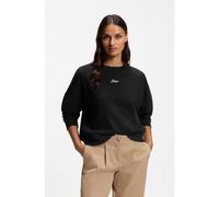 BOSS Sudadera de felpa de algodón con logo caligrafiado - StyleC_Ever, 50554711 Negro XL
