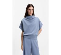 BOSS Sudadera de manga corta con cuello alto holgado - StyleC_Elaxa, 50553477 Celeste M