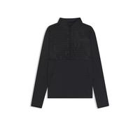 BOSS Sudadera deportiva con media cremallera en tejido estampado de secado rápido - StyleSW_Jump QZ, 50548440 Azul oscuro S