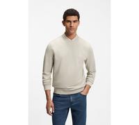 BOSS Sudadera en felpa de algodón con aplique del logo - StyleWestart, 50509323 Beige claro S