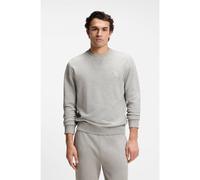 BOSS Sudadera en felpa de algodón con aplique del logo - StyleWestart, 50509323 Gris claro XXXL