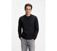 BOSS Sudadera en felpa de algodón con aplique del logo - StyleWestart, 50509323 Negro XL