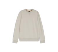 BOSS Sudadera en felpa de algodón con parche de logo - StyleWestart, 50509323 Gris claro L