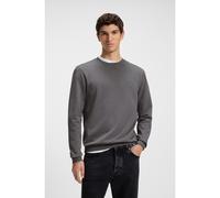 BOSS Sudadera en felpa de algodón con parche de logo - StyleWestart, 50509323 Gris L