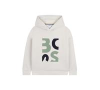 BOSS Sudadera de forro polar para niños con capucha y gráfico de logo - StyleJ52972/21C04A, J52972 Beige claro 138