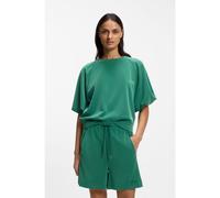 BOSS Sudadera oversize fit con mangas globo cortas - StyleC_Etami, 50556383 Verde oscuro M