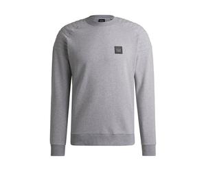 BOSS Sudadera para equitación de algodón elástico con costuras en los hombros - StyleLEX PADDED SWEATER, B6M1203 Plata XXL