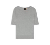 Boss Sudadera para Mujer C_fiaffusa Knitted_Sweater, 001negro, XL