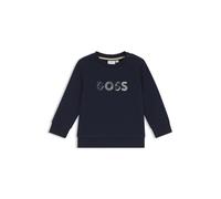 BOSS Sudadera para niños de algodón con logo bordado - StyleJ52457/84902A, J52457 Azul oscuro 86