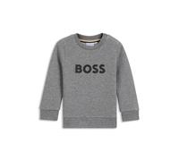 BOSS Sudadera para niños en forro polar de algodón con logo estampado - StyleJ52458/A4618M, J52458 Gris oscuro 74