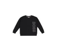 BOSS Sudadera para niños en forro polar de algodón con logo vertical - StyleJ51192/09B04A, J51192 Negro 102