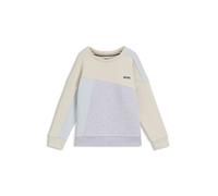 BOSS Sudadera para niños en forro polar de algodón con un diseño de bloques de color - StyleJ52352/21C04A, J52352 Beige claro 162