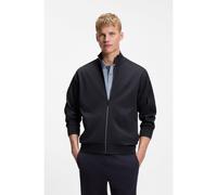 BOSS Sudadera regular fit con cinta de jacquard tonal - StyleSW_Union Tape FZ, 50564098 Azul oscuro L