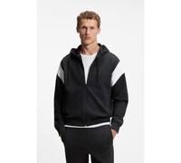 BOSS Sudadera regular fit en piqué con cremallera - StyleSW_Union Saggy, 50563287 Azul oscuro XXXL