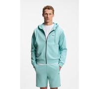 BOSS Sudadera regular fit en piqué con cremallera - StyleSW_Union Saggy, 50563287 Turquesa XL