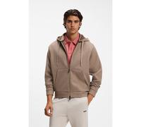 BOSS Sudadera relaxed fit con capucha, cremallera y cuello doble - StyleSW_Transit HD FZ, 50569889 Marrón claro XL