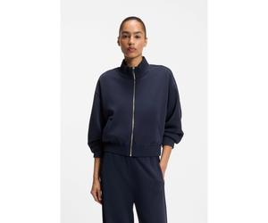 BOSS Sudadera relaxed fit con detalles ribeteados - StyleC_Ecurtis, 50562841 Azul oscuro S