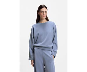 BOSS Sudadera relaxed fit con logo bordado - StyleC_Exandra, 50553478 Celeste L