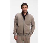BOSS Sudadera relaxed fit en felpa de rizo de gran calidad - StyleSW_Collar Full Zip, 50564104 Marrón claro L